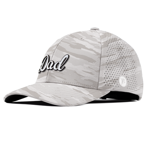 Dad Script Elite Curved Arctic Camo