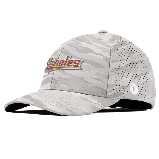 Florida State University "FSU Seminoles Block" Curved Elite Arctic Camo