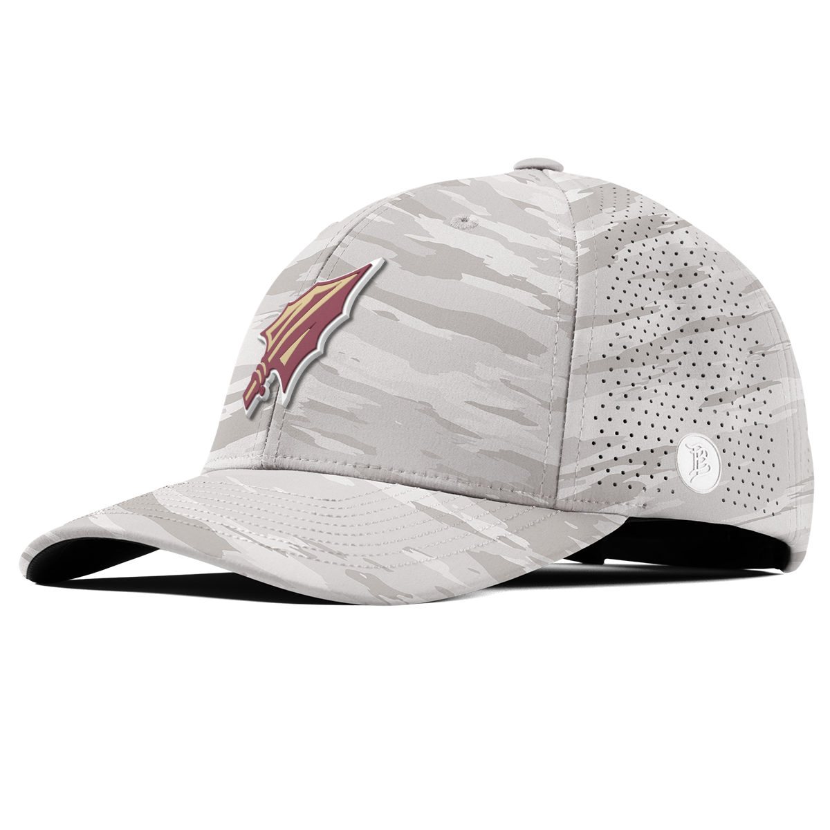 Florida State University "FSU Spear Tip" Curved Elite Arctic Camo