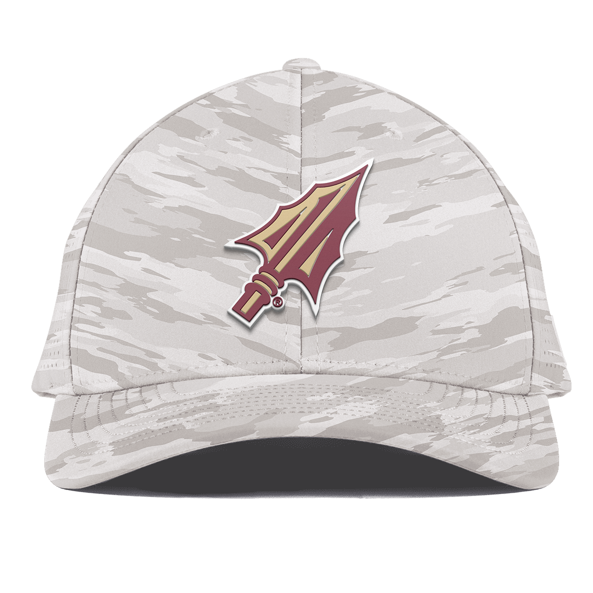 Florida State University "FSU Spear Tip" Curved Elite Arctic Camo