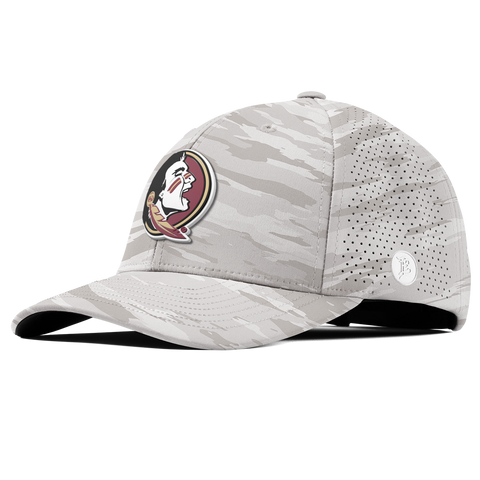 Florida State University "FSU Team Logo" Curved Elite Arctic Camo