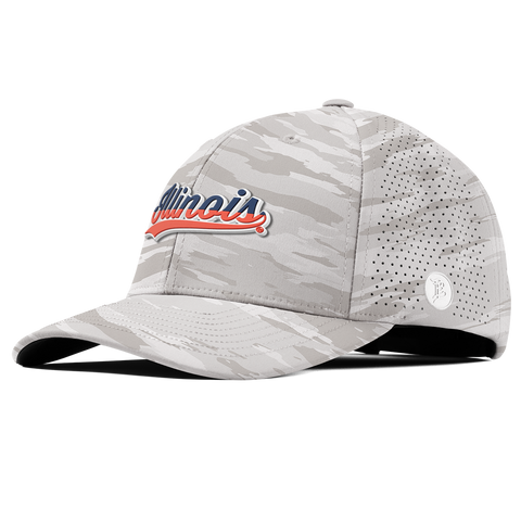 University of Illinois "Illinois Script" Curved Elite Arctic Camo