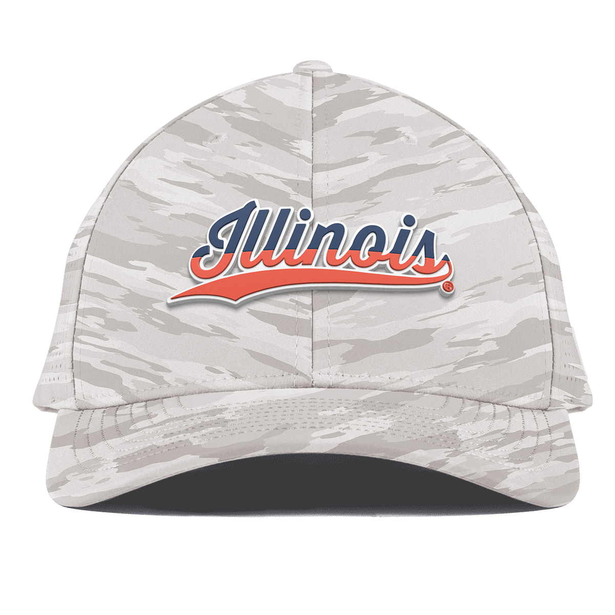 University of Illinois "Illinois Script" Curved Elite Arctic Camo