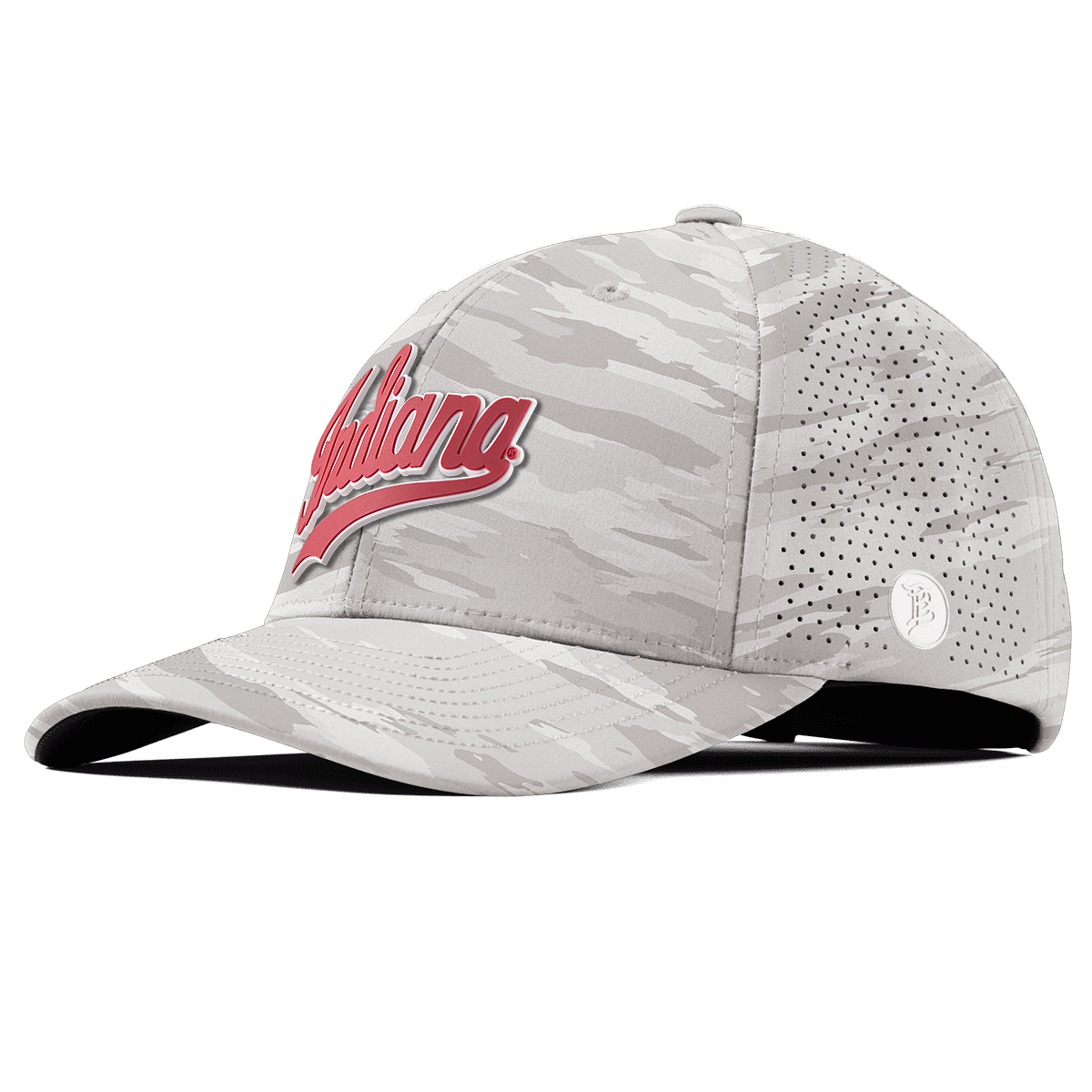 Indiana University "Indiana Script" Curved Elite Arctic Camo