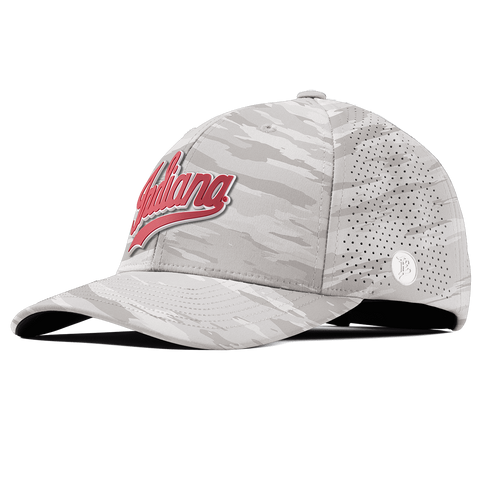 Indiana University "Indiana Script" Curved Elite Arctic Camo