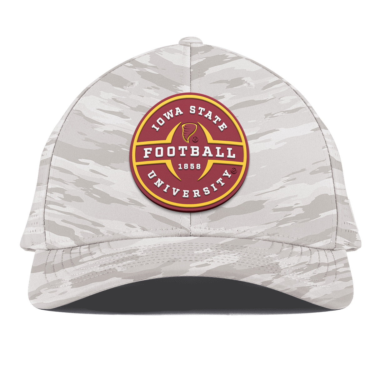 Iowa State University "Iowa State Football Legacy" Curved Elite Arctic Camo