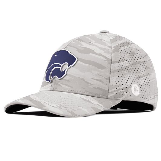 Kansas State "Kansas State Team Logo" Elite Curved Arctic Camo