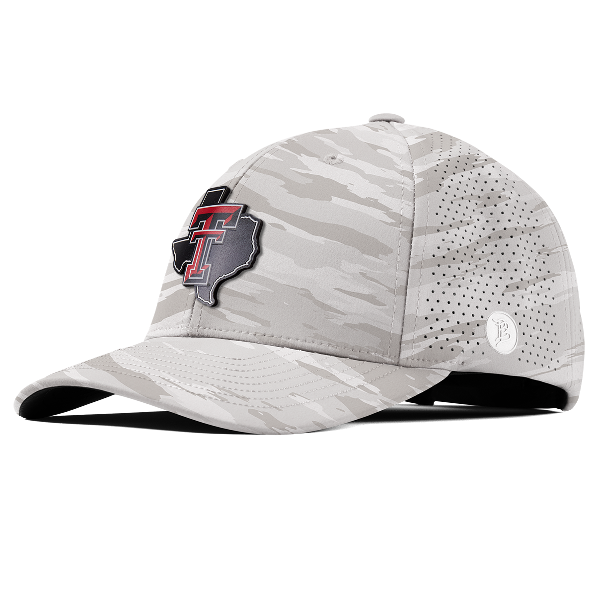 Texas Tech University "Lubbock Local" Curved Elite Arctic Camo