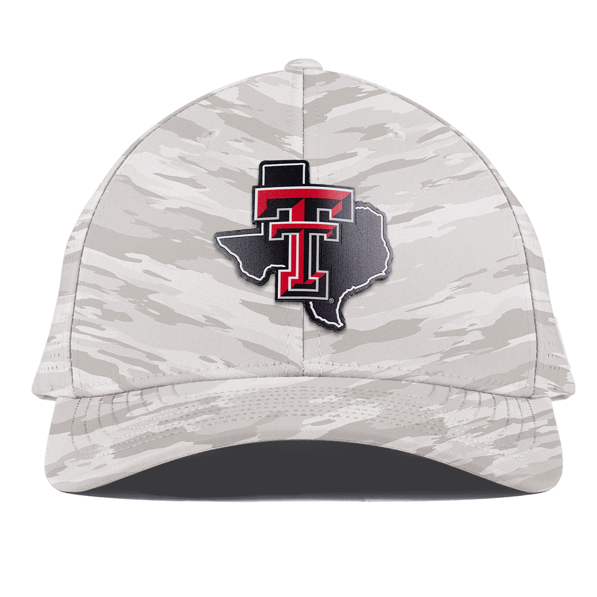 Texas Tech University "Lubbock Local" Curved Elite Arctic Camo