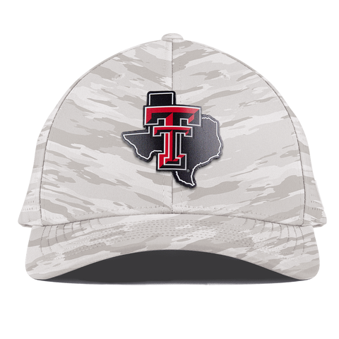 Texas Tech University "Lubbock Local" Curved Elite Arctic Camo