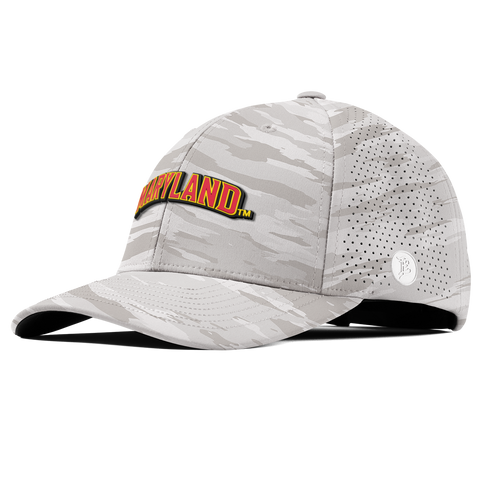 University of Maryland "Maryland Block" Curved Elite Arctic Camo