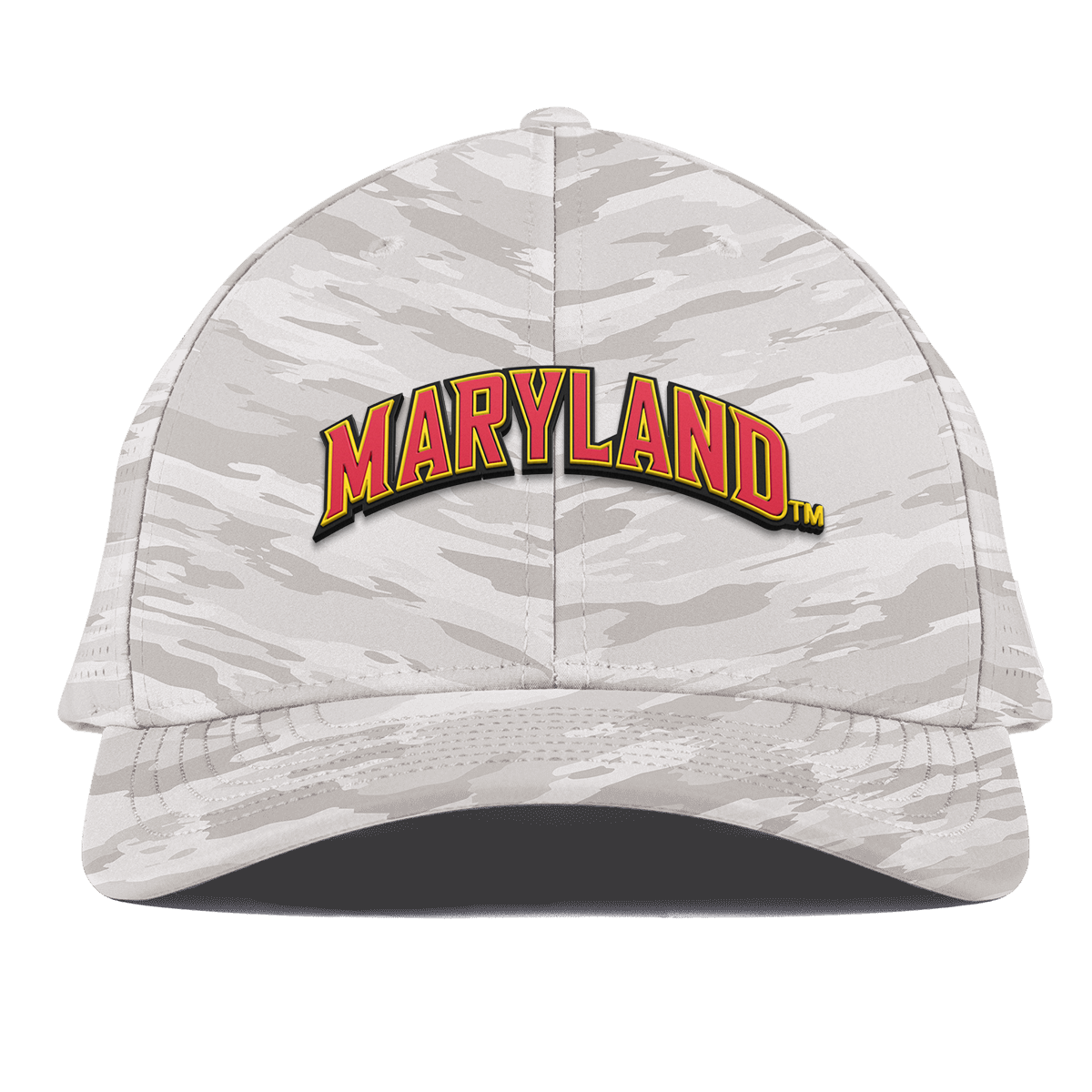 University of Maryland "Maryland Block" Curved Elite Arctic Camo