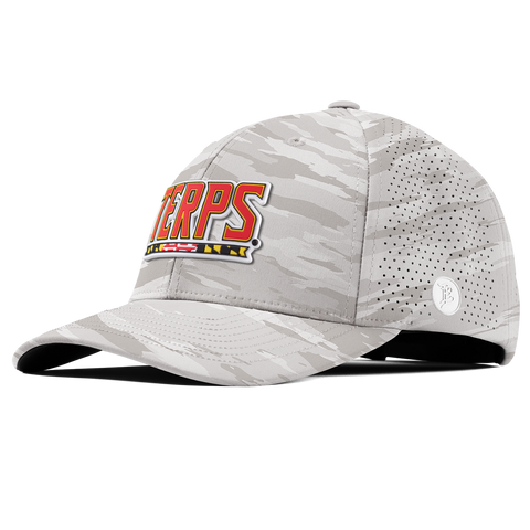 University of Maryland "Maryland Terps" Curved Elite Arctic Camo