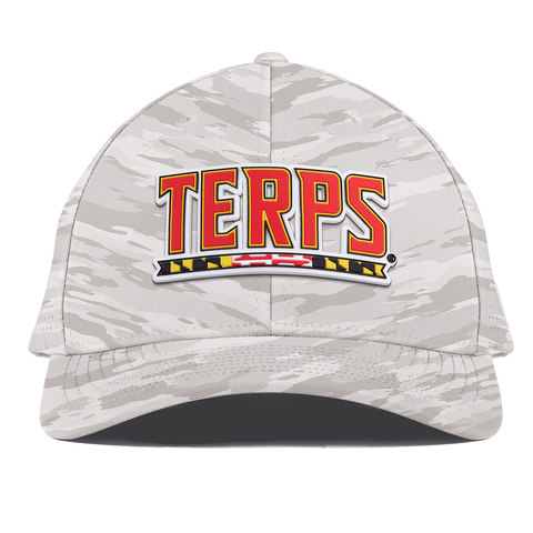 University of Maryland "Maryland Terps" Curved Elite Arctic Camo