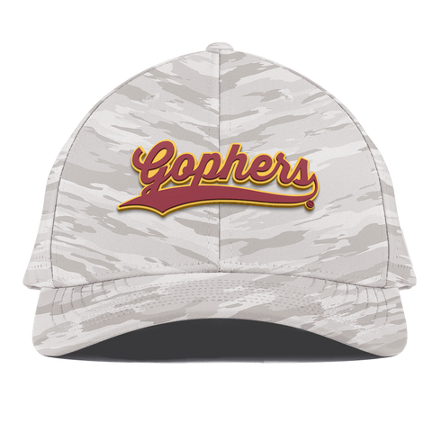 University of Minnesota "Minnesota Gophers Script" Curved Elite Arctic Camo