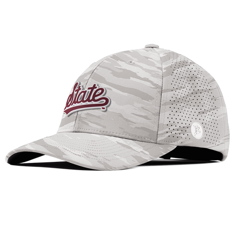 Mississippi State University "Mississippi State Script" Curved Elite Arctic Camo