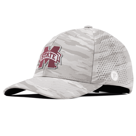 Mississippi State University "Mississippi State Team Logo" Curved Elite Arctic Camo