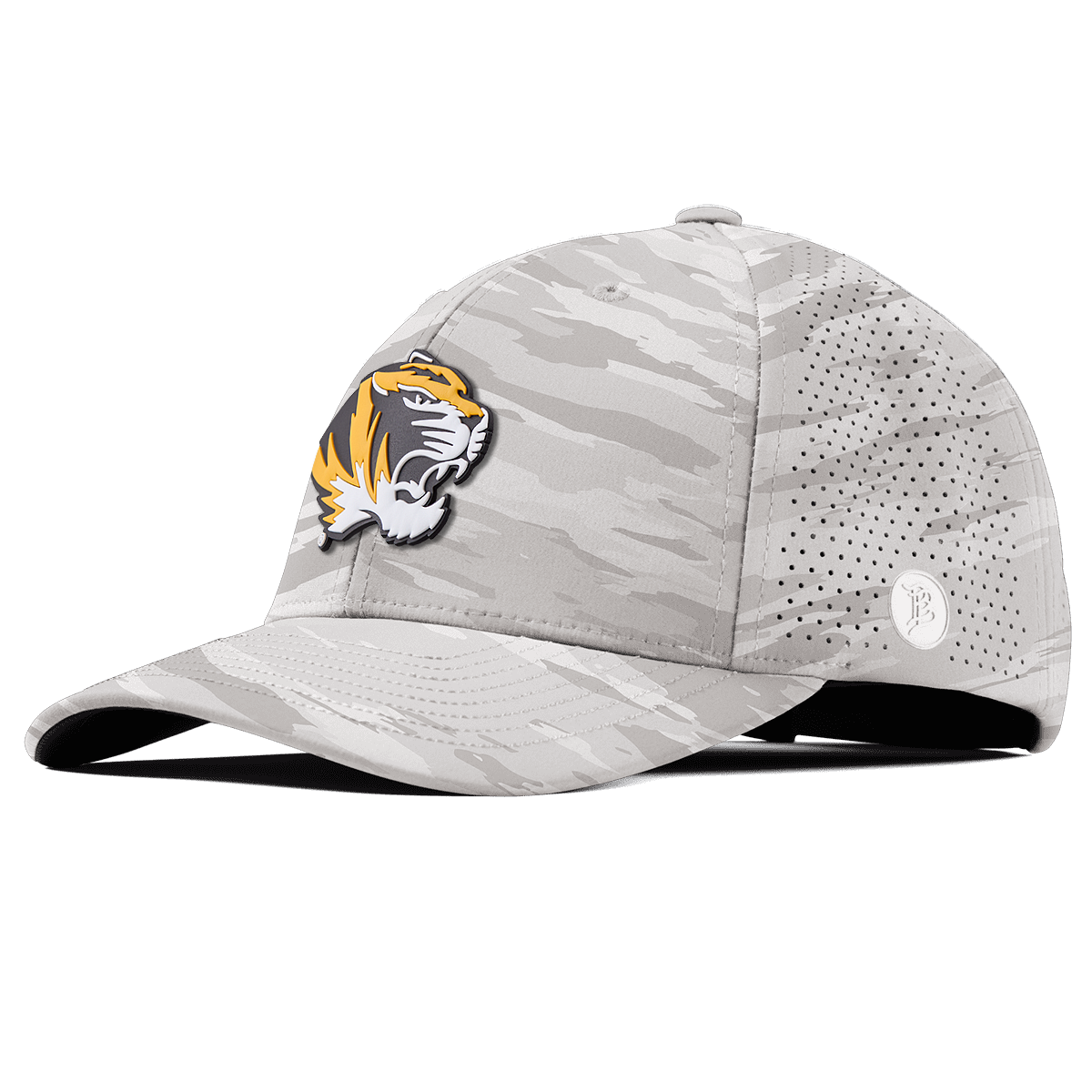 University of Missouri "Missouri Tigers Team Logo" Curved Elite Arctic Camo