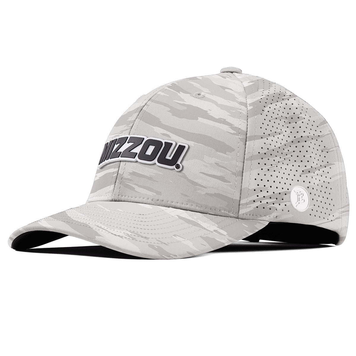 University of Missouri "Mizzou Block" Curved Elite Arctic Camo