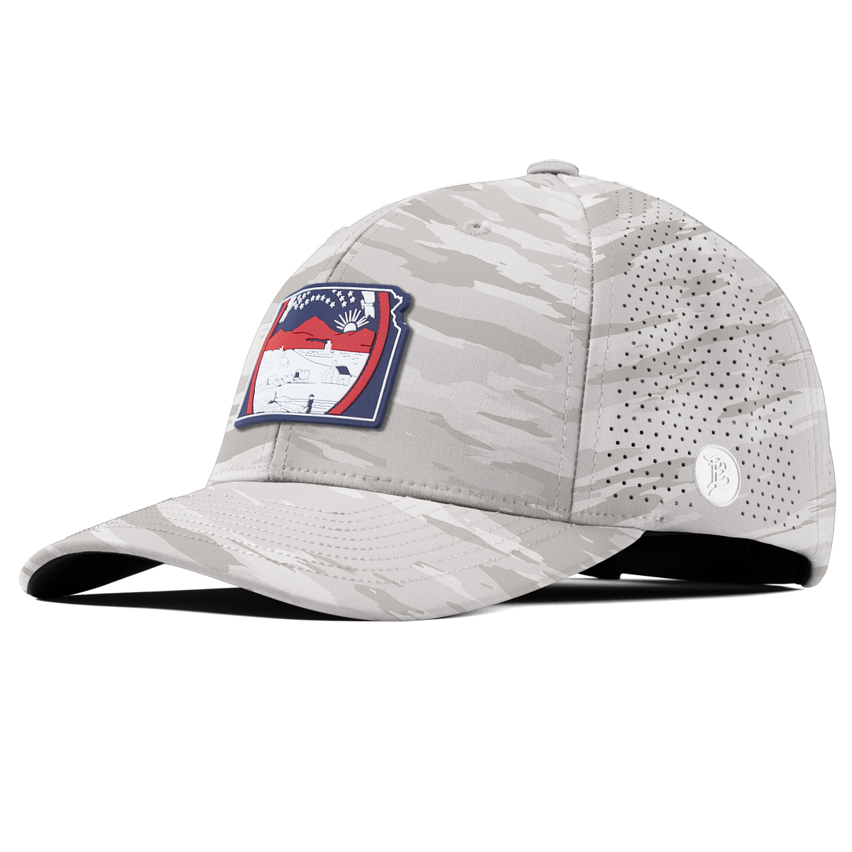 Kansas Patriot Series Elite Curved Arctic Camo