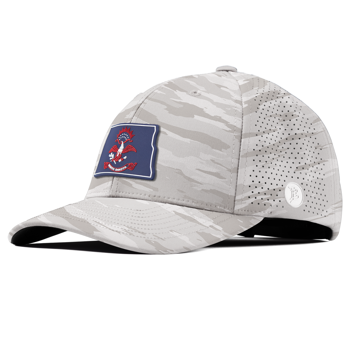 North Dakota Patriot Series Elite Curved Arctic Camo