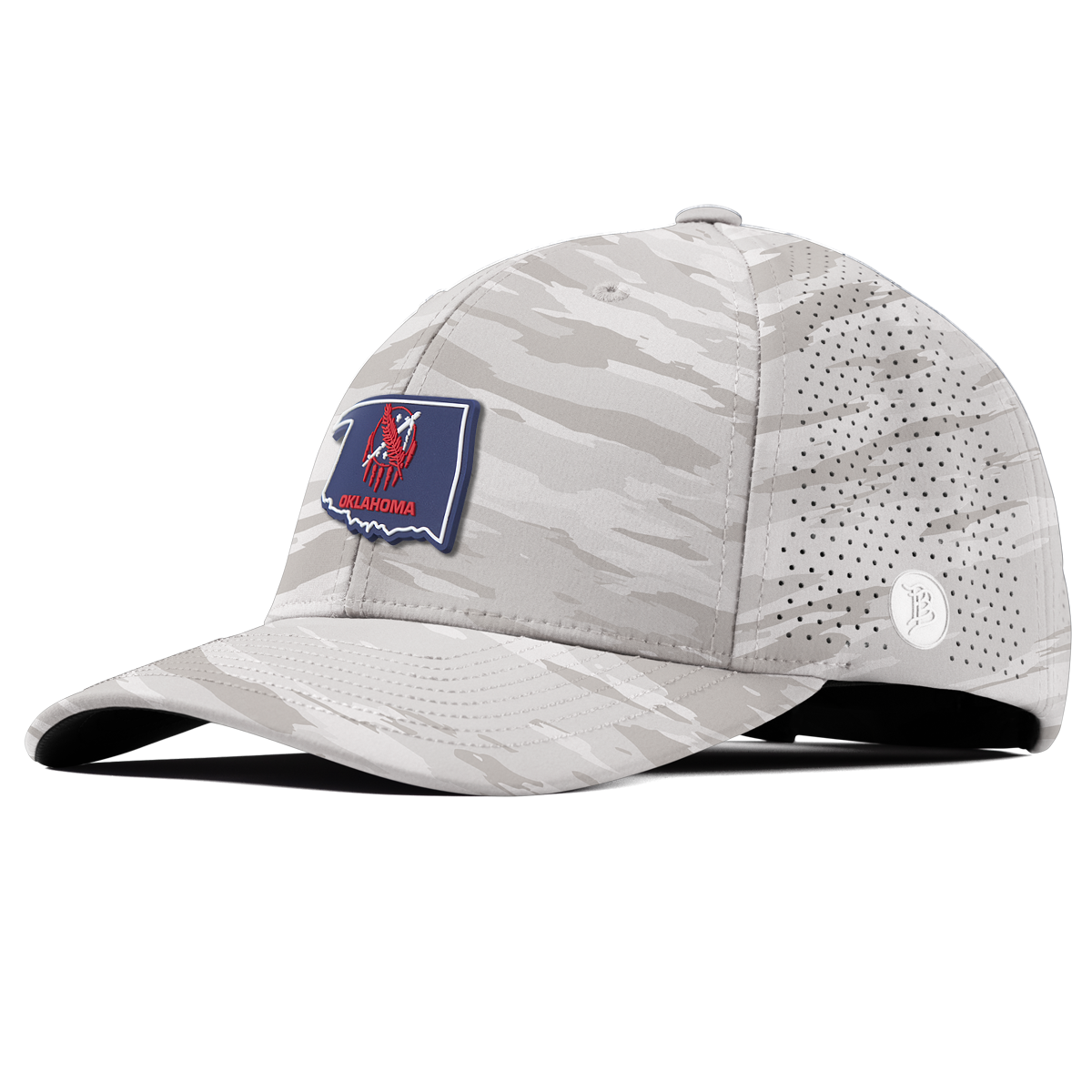 Oklahoma Patriot Series Elite Curved Arctic Camo