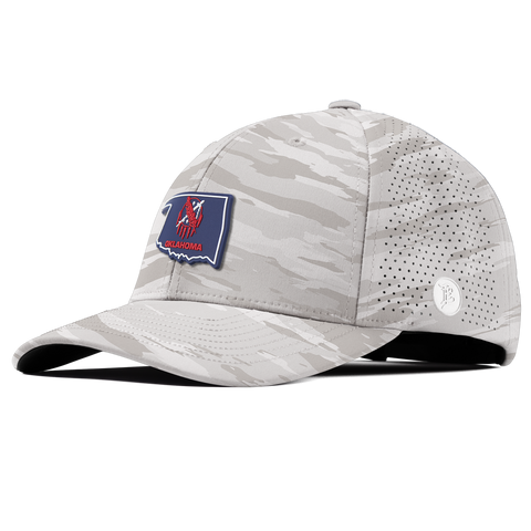 Oklahoma Patriot Series Elite Curved Arctic Camo