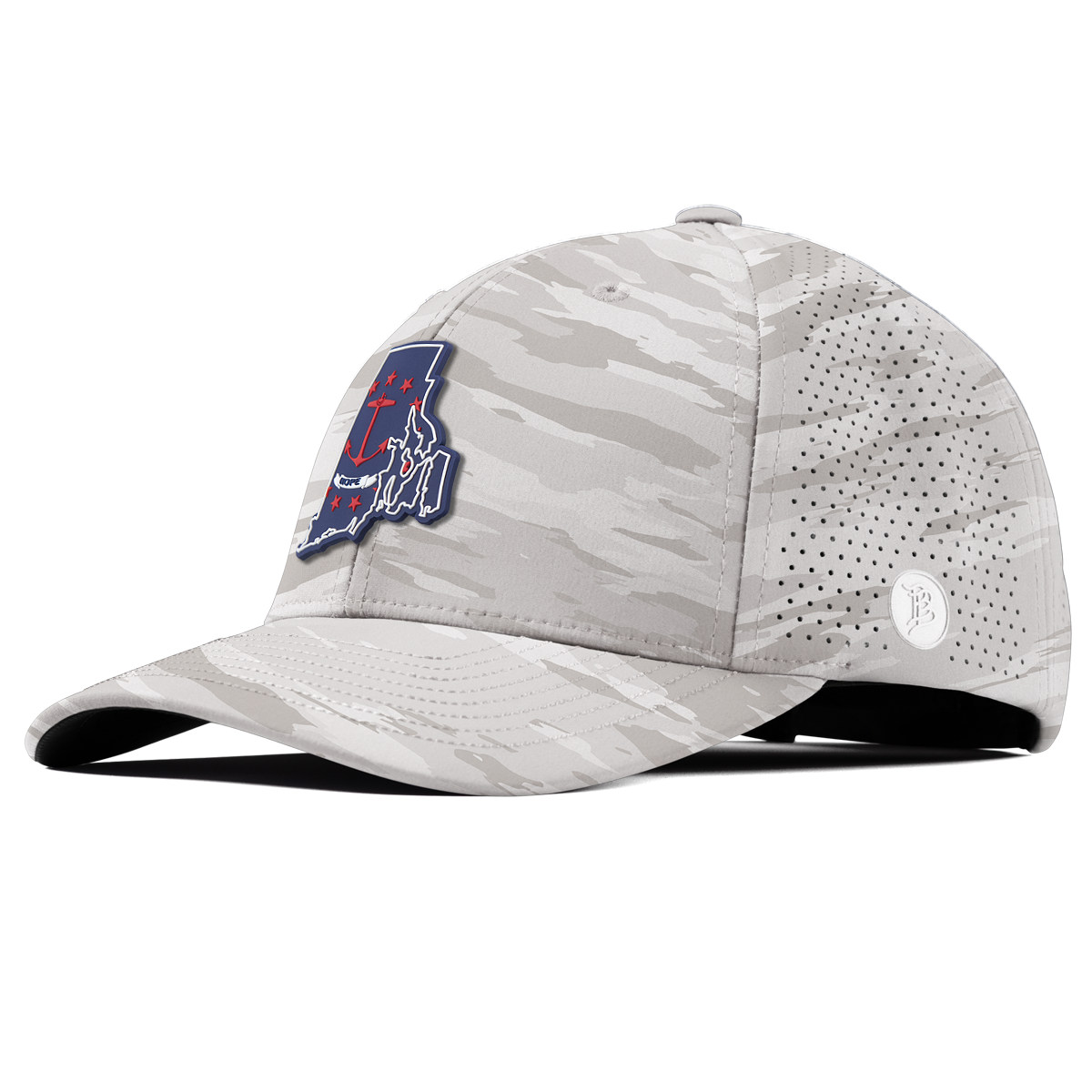 Rhode Island Patriot Series Elite Curved Arctic Camo