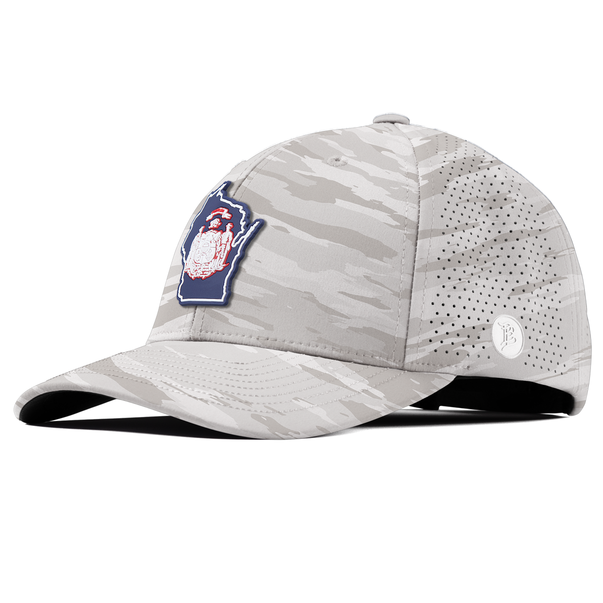 Wisconsin Patriot Series Elite Curved Arctic Camo
