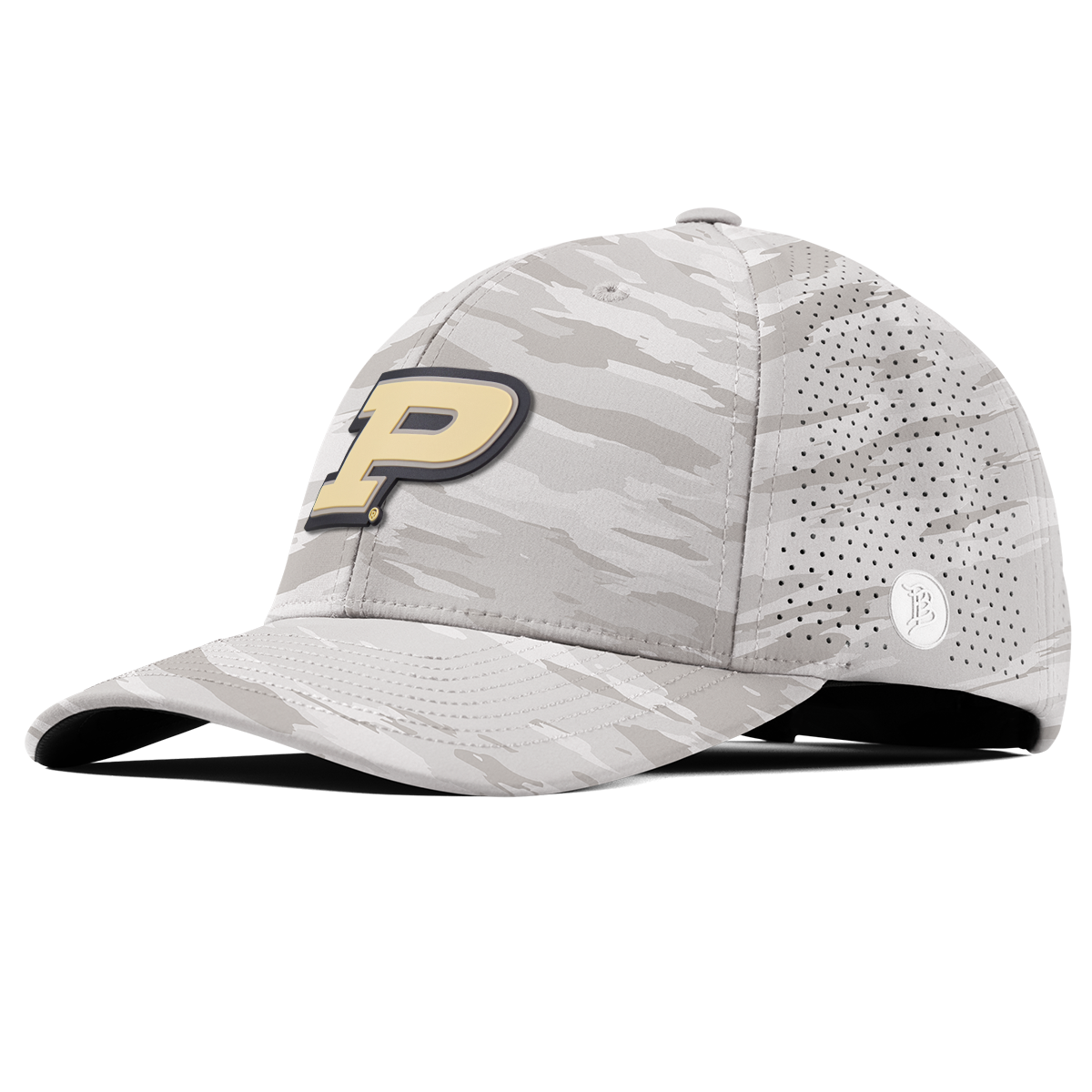 Purdue University "Purdue Block" Curved Elite Arctic Camo