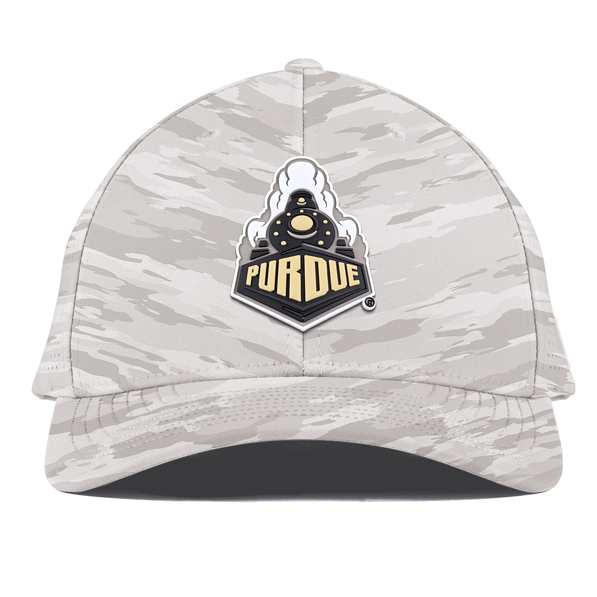 Purdue University "Purdue Team Logo" Curved Elite Arctic Camo