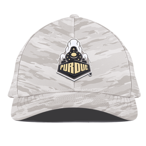Purdue University "Purdue Team Logo" Curved Elite Arctic Camo