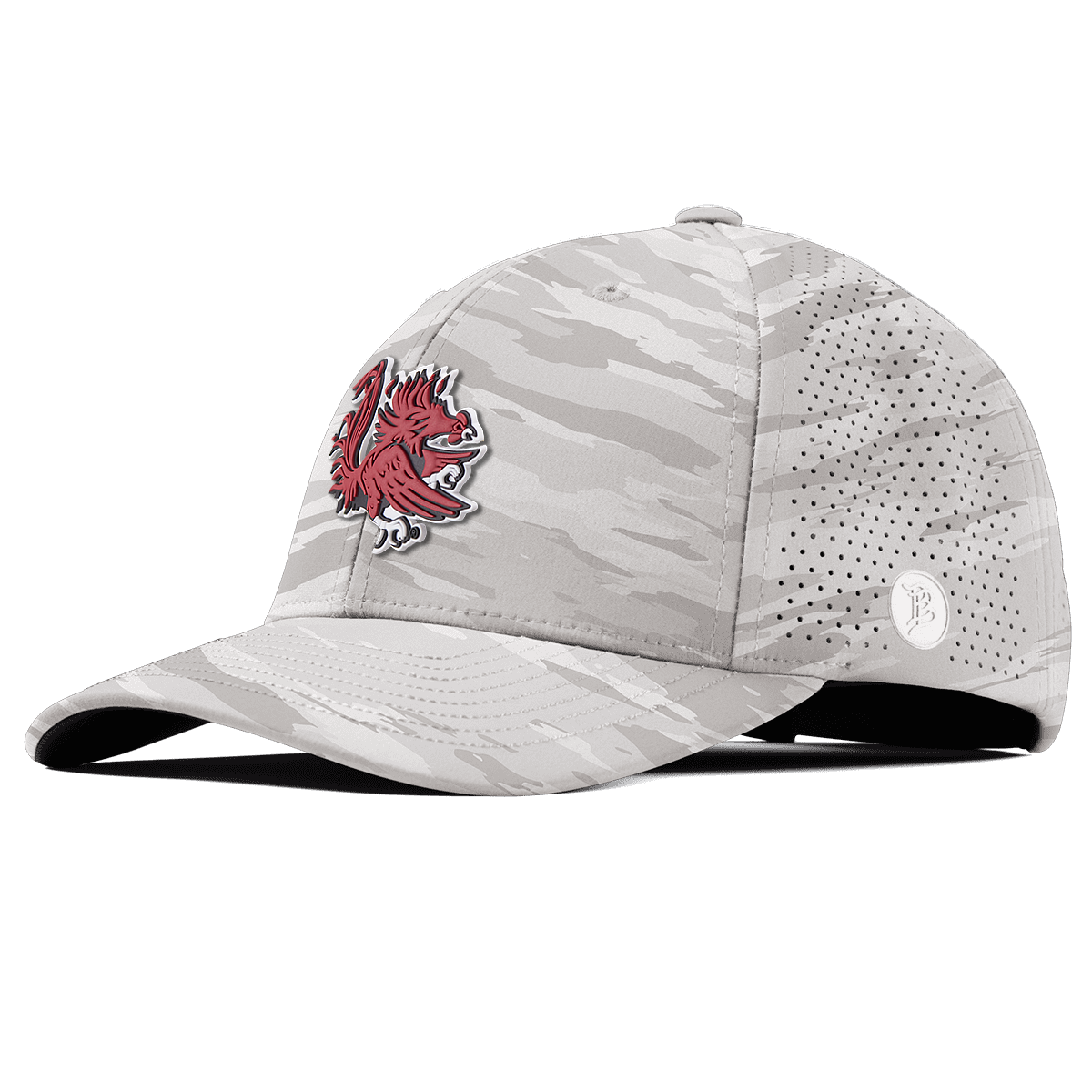 University of South Carolina "Sir Big Spur Logo" Elite Curved Arctic Camo