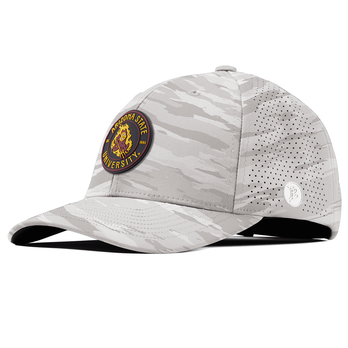 Arizona State University "Sparky's Legacy Dark" Curved Elite Arctic Camo
