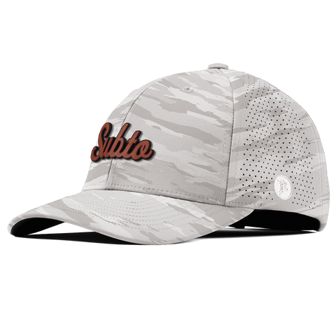 Subto Script Tan Elite Curved Arctic Camo