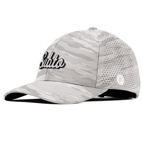 Subto Script White Elite Curved Arctic Camo