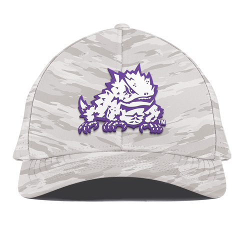 Texas Christian University "TCU Team Logo" Curved Elite Arctic Camo