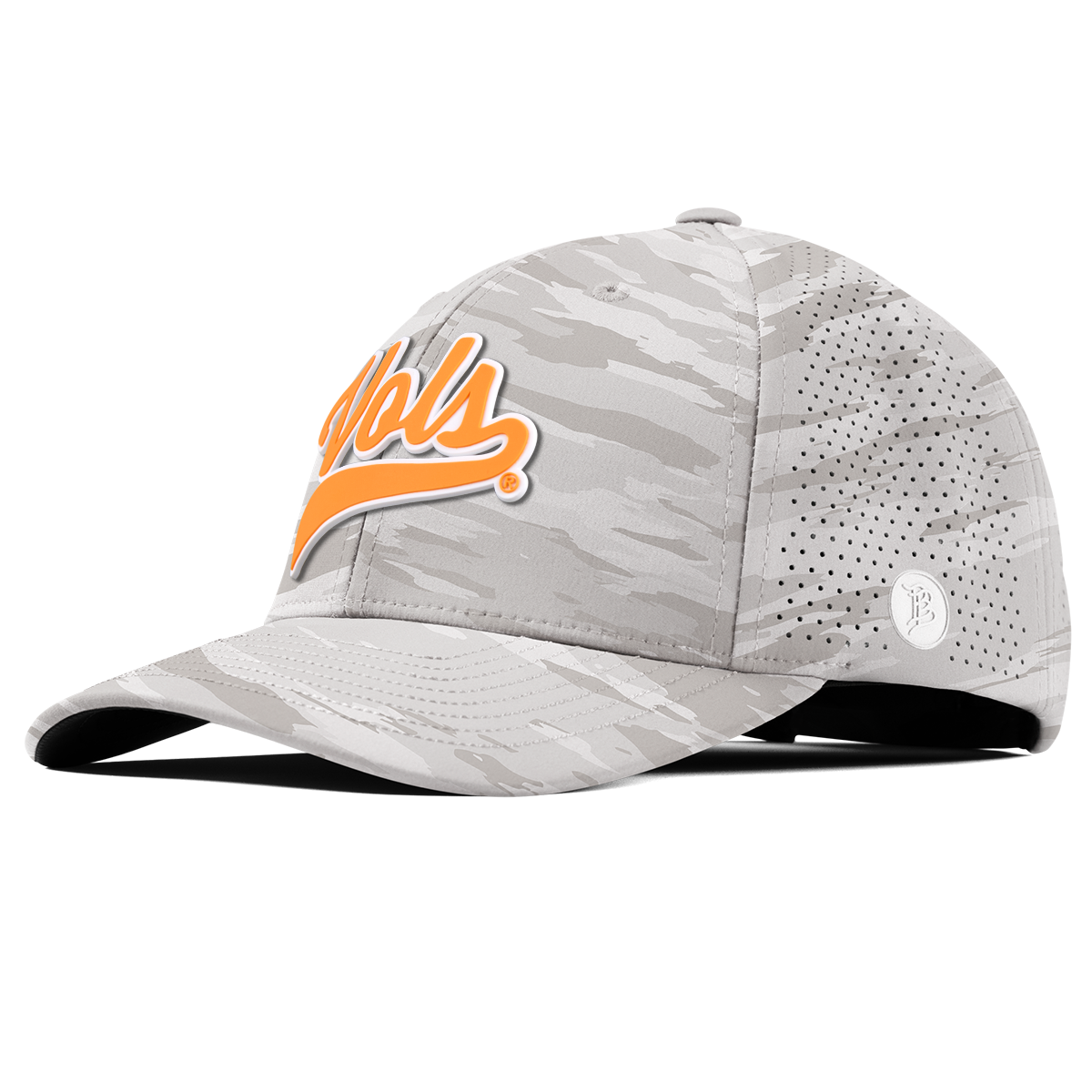 University of Tennessee "Tennessee Vols Script" Curved Elite Arctic Camo