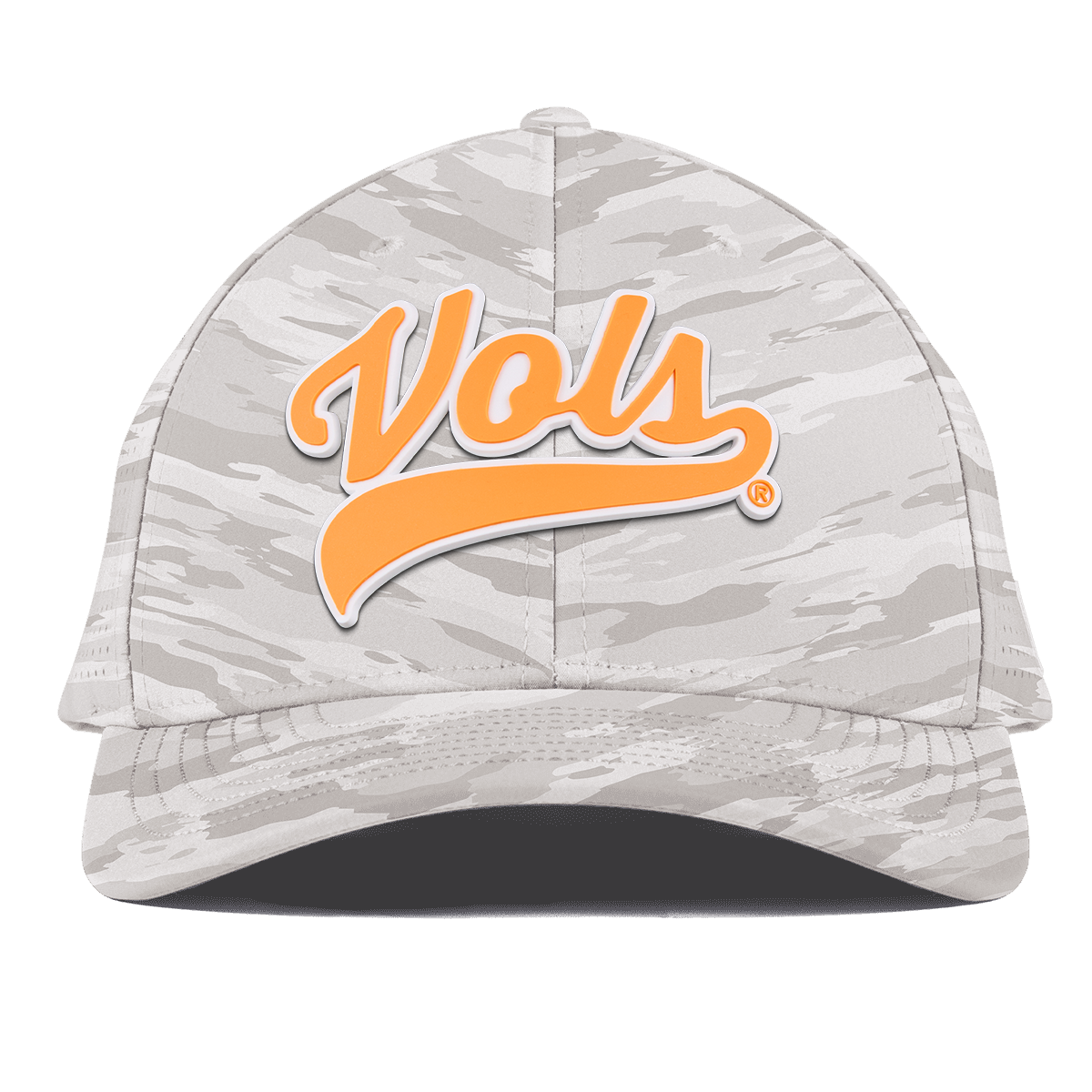 University of Tennessee "Tennessee Vols Script" Curved Elite Arctic Camo