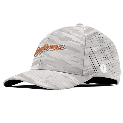 University of Texas "Texas Longhorn Script" Curved Elite Arctic Camo