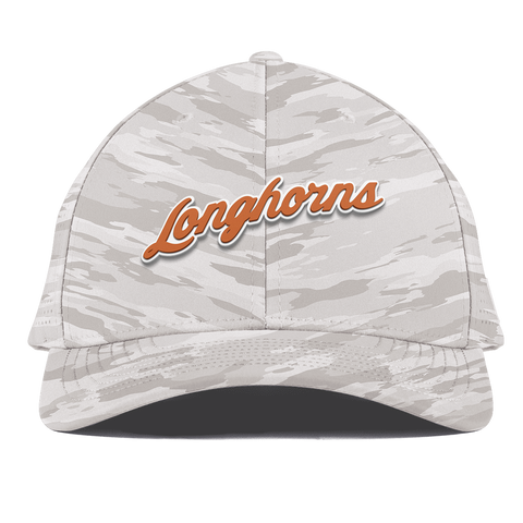 University of Texas "Texas Longhorn Script" Curved Elite Arctic Camo