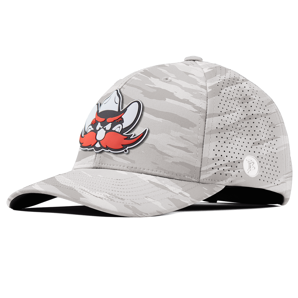 Texas Tech University "Texas Tech Raider Red" Curved Elite Arctic Camo