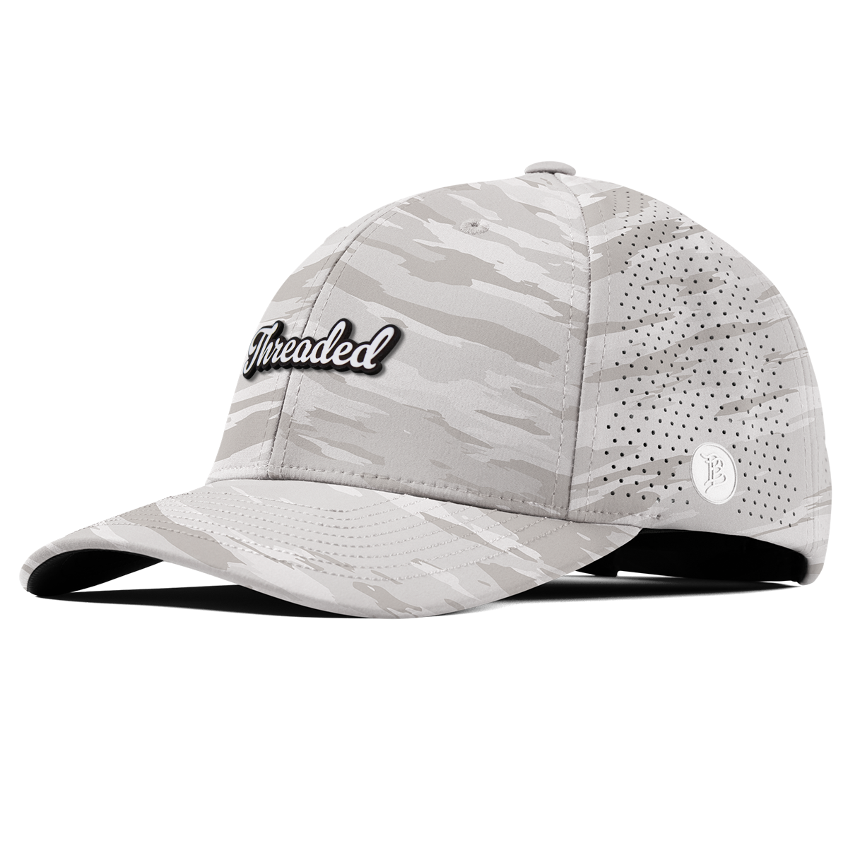 Threaded Script Curved Elite Arctic Camo