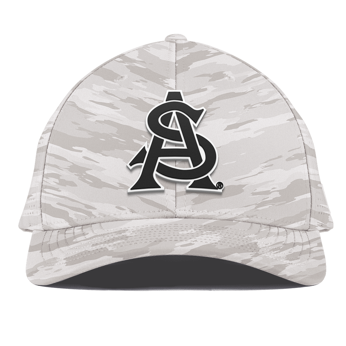 Arizona State University "Vintage ASU Team Logo" Curved Elite Arctic Camo