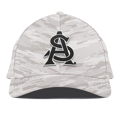 Arizona State University "Vintage ASU Team Logo" Curved Elite Arctic Camo