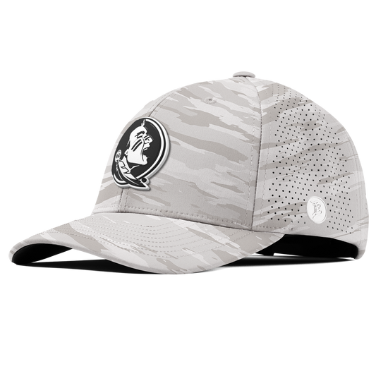 Florida State University "Vintage FSU Team Logo" Curved Elite Arctic Camo