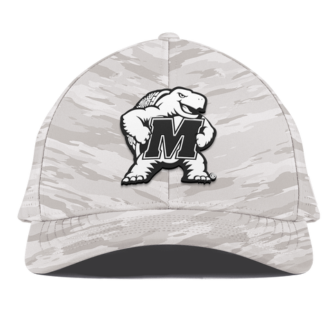 University of Maryland "Vintage Maryland Team Logo" Curved Elite Arctic Camo