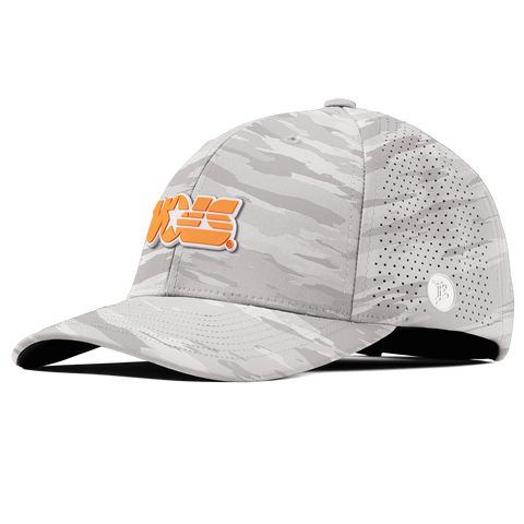 University of Tennessee "Tennessee Vols Block" Elite Curved Arctic Camo