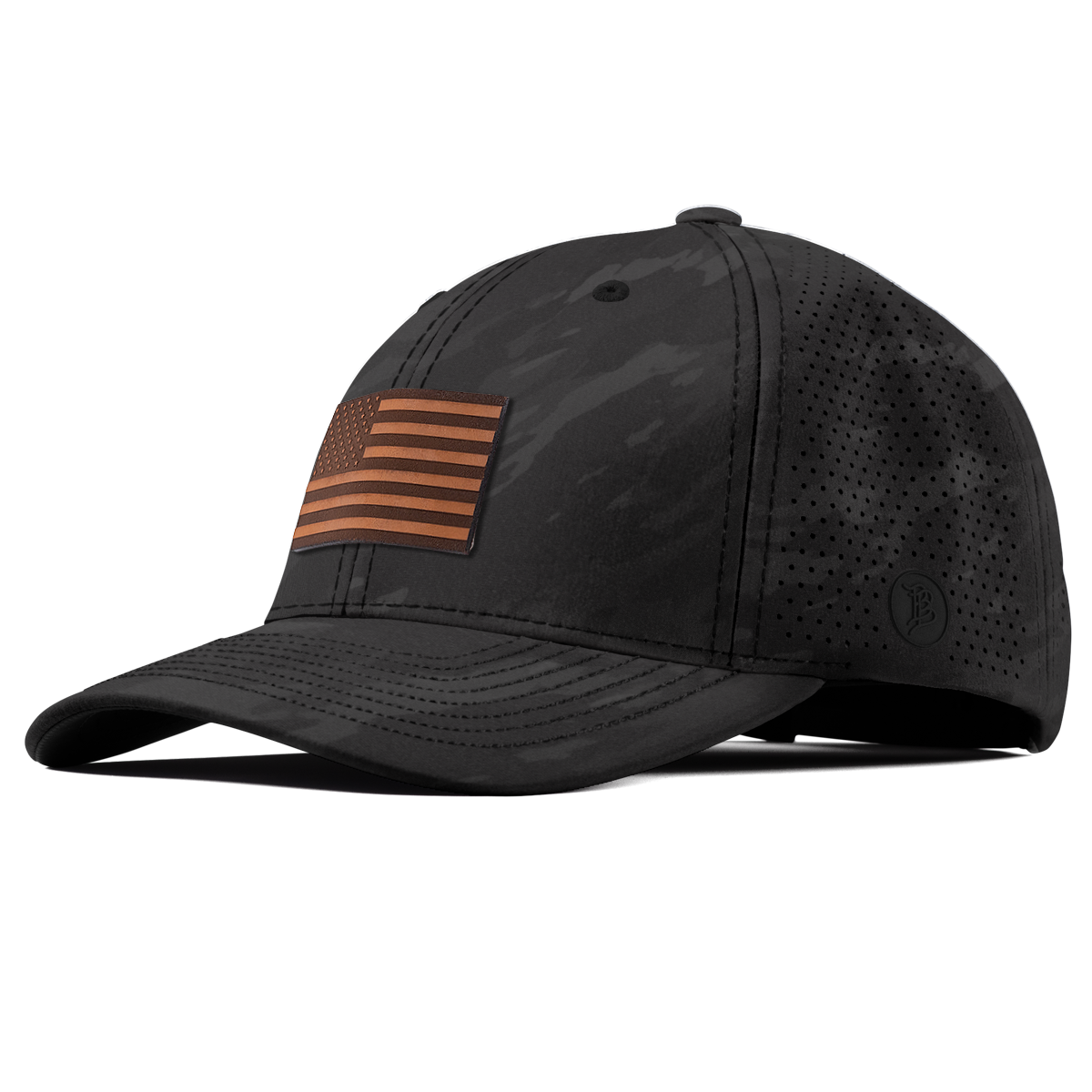 Old Glory Elite Curved Charcoal Camo