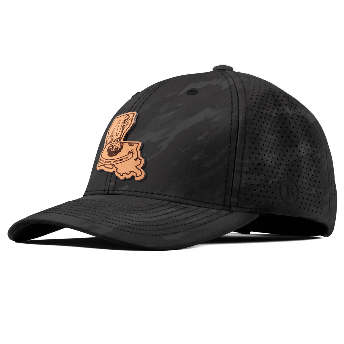 Louisiana 18 Elite Curved Charcoal Camo